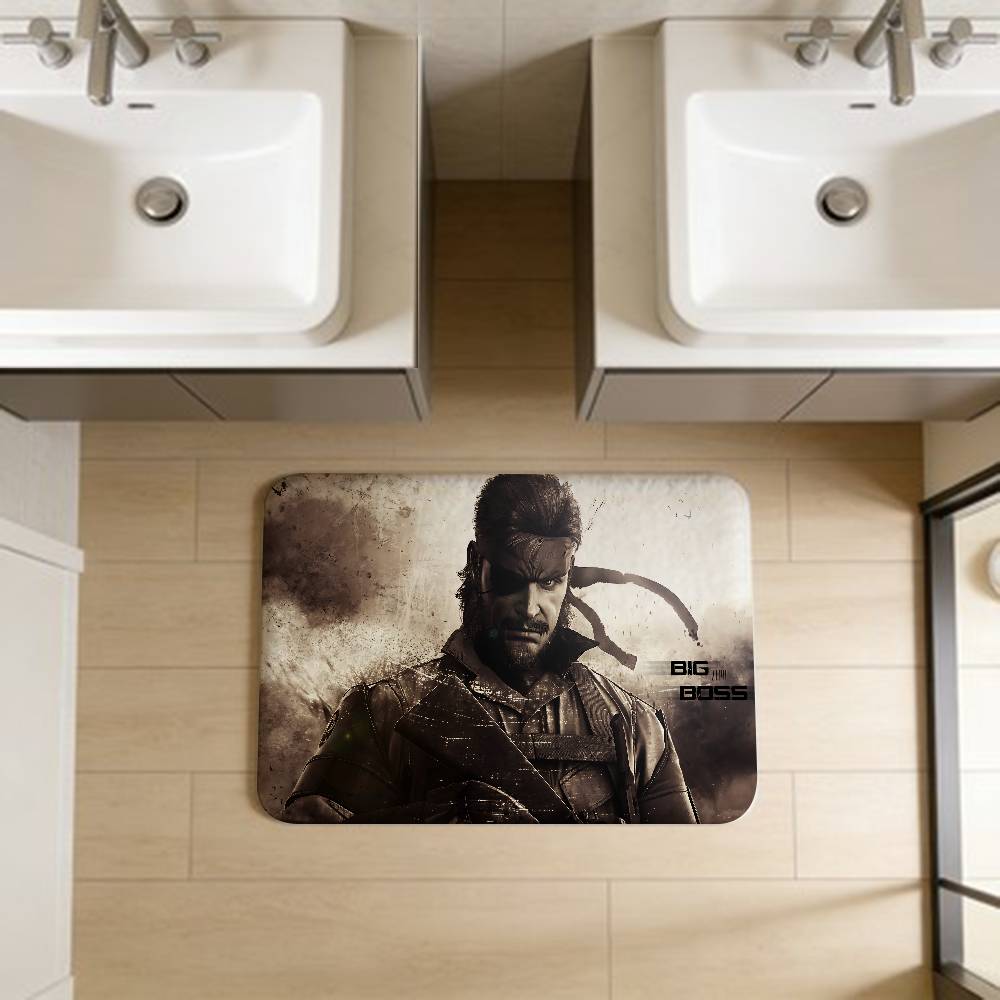 Metal Gear Floor Mat INS Style Soft Bedroom Floor House Laundry Room Mat Anti-skid Household Carpets