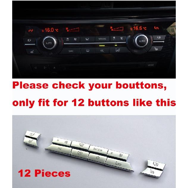 Автомобильный обогреватель, климат-контроль, объем ветра, переключатель кондиционера, кнопка вентилятора, крышка для BMW 5 6 7 X5 X6 F10 F11 F06 F01 F15