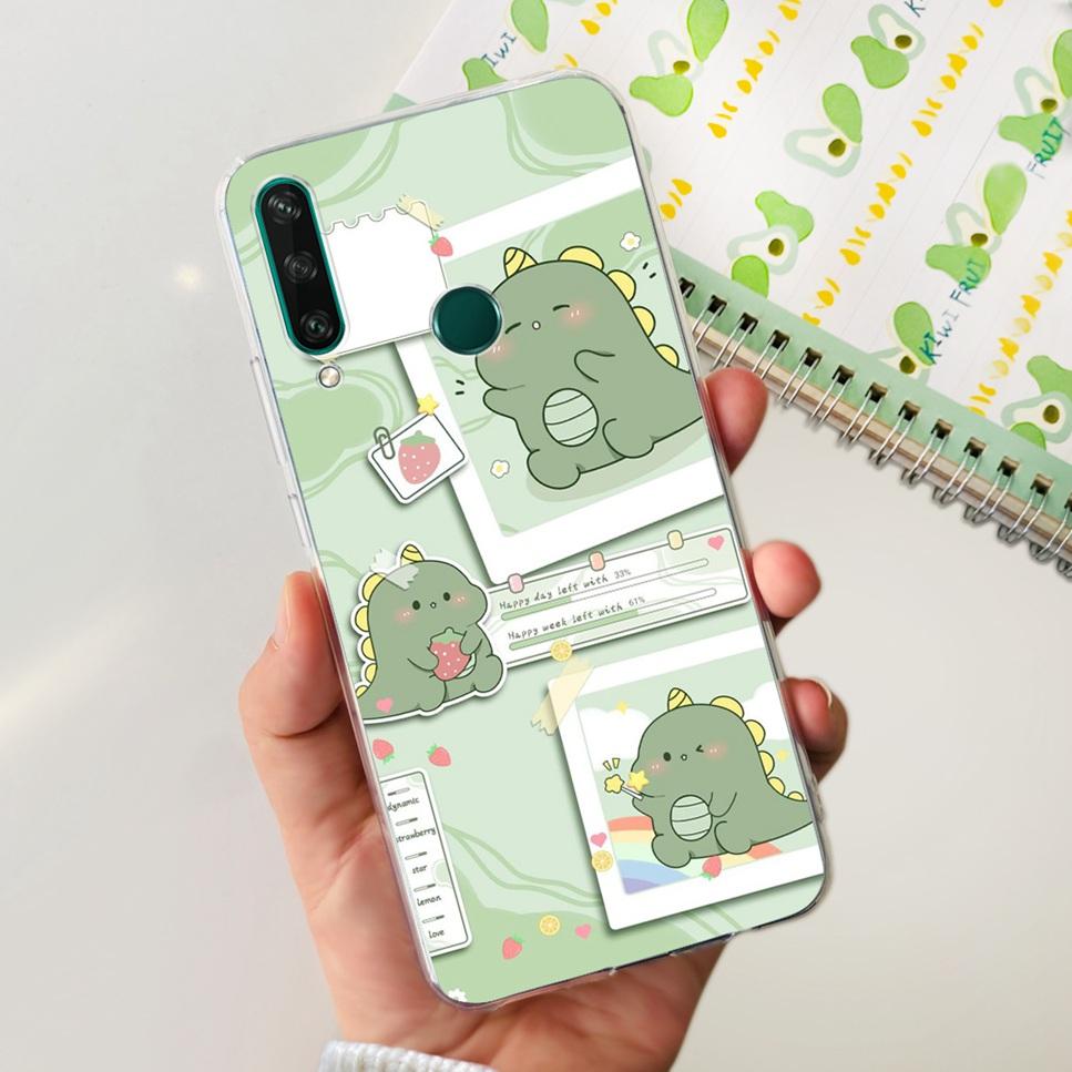 New Case For Huawei Y6p MED-LX9 Luxury Flower Love TPU Soft Silicone Back Cover For Huawei Y6p Y6P 2020 Bumper Phone Case Funda