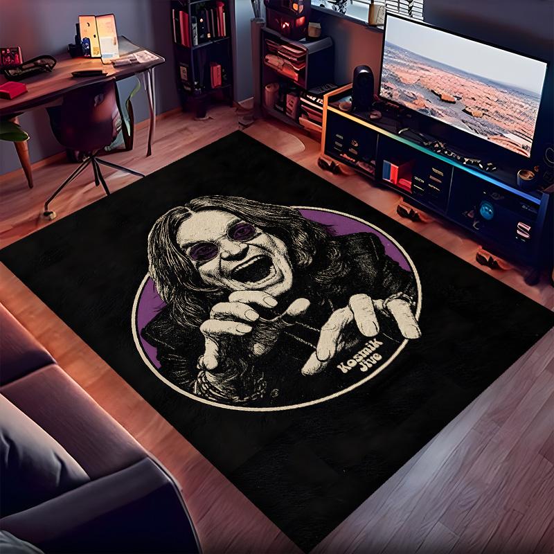 Ozzy Polyester Carpet, Soft Indoor Mat for Office Chair, Living Room, Computer Desk - Decorative Home Office Rug Design