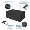 Outdoor Rectangular Furniture Cover Waterproof Weatherproof Adjustable Garden Patio Table Chair