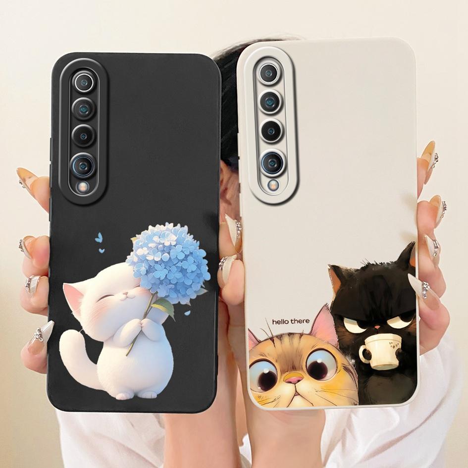 Для Xiaomi Mi 10 5G Чехол Популярный Цветок Ромашка Мягкий Силикон Ударопрочный Чехол Для Xiaomi Mi 10 Pro 5G Funda Mi10 Mi10Pro 5G Оболочка