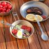 Long Handle Outdoor Camping Fork Portable Cutlery Fork New Titanium Spoon  Outdoor Tool