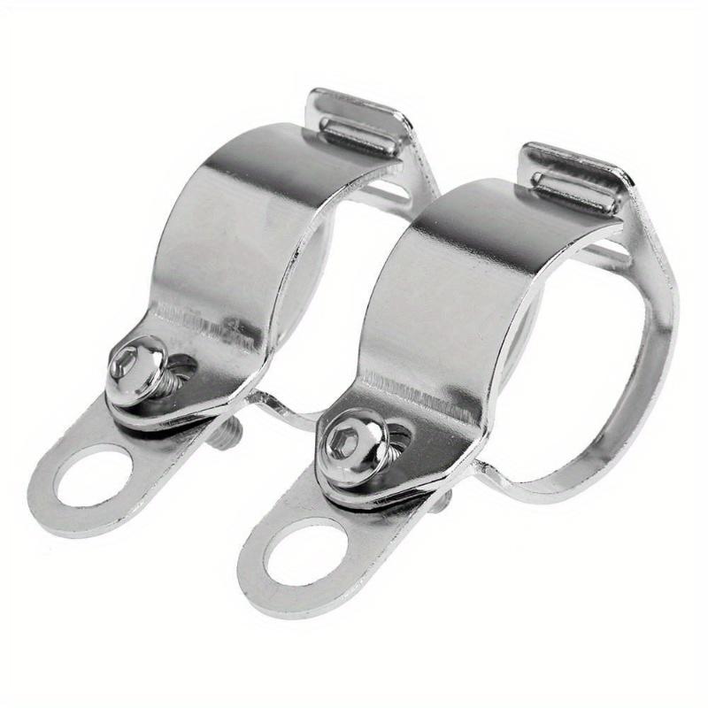 Adjustable Motorcycle Turn Signal Light Mount Bracket Light Lamps Holder Lamp Holder Clamp Bracket Fork Mount Clamp
