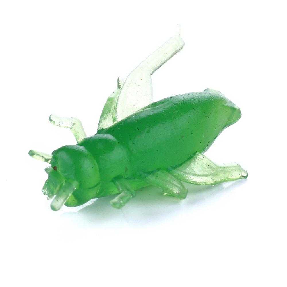 50 шт./лот, приманки для рыбалки в крикет, искусственные мягкие наживки для насекомых, кузнечик, воблеры, силиконовая приманка