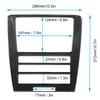 Крышка панели управления GPS-навигацией из углеродного волокна для Ford Mustang 2009-2013 гг.