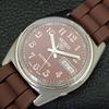 Б/У винтажные мужские часы SEIKO 5 AUTOMATIC JAPAN с коричневым циферблатом a434992-2 R122-a434992