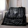 1Pc Spiderman Black Suit Blanket Soft And Comfortable Casual Warm Camping Travel Christmas Halloween Xmas Gift M924477