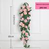 Искусственная цветочная лоза для подвешивания на стену в помещении - Зеленый декор из вьющихся растений