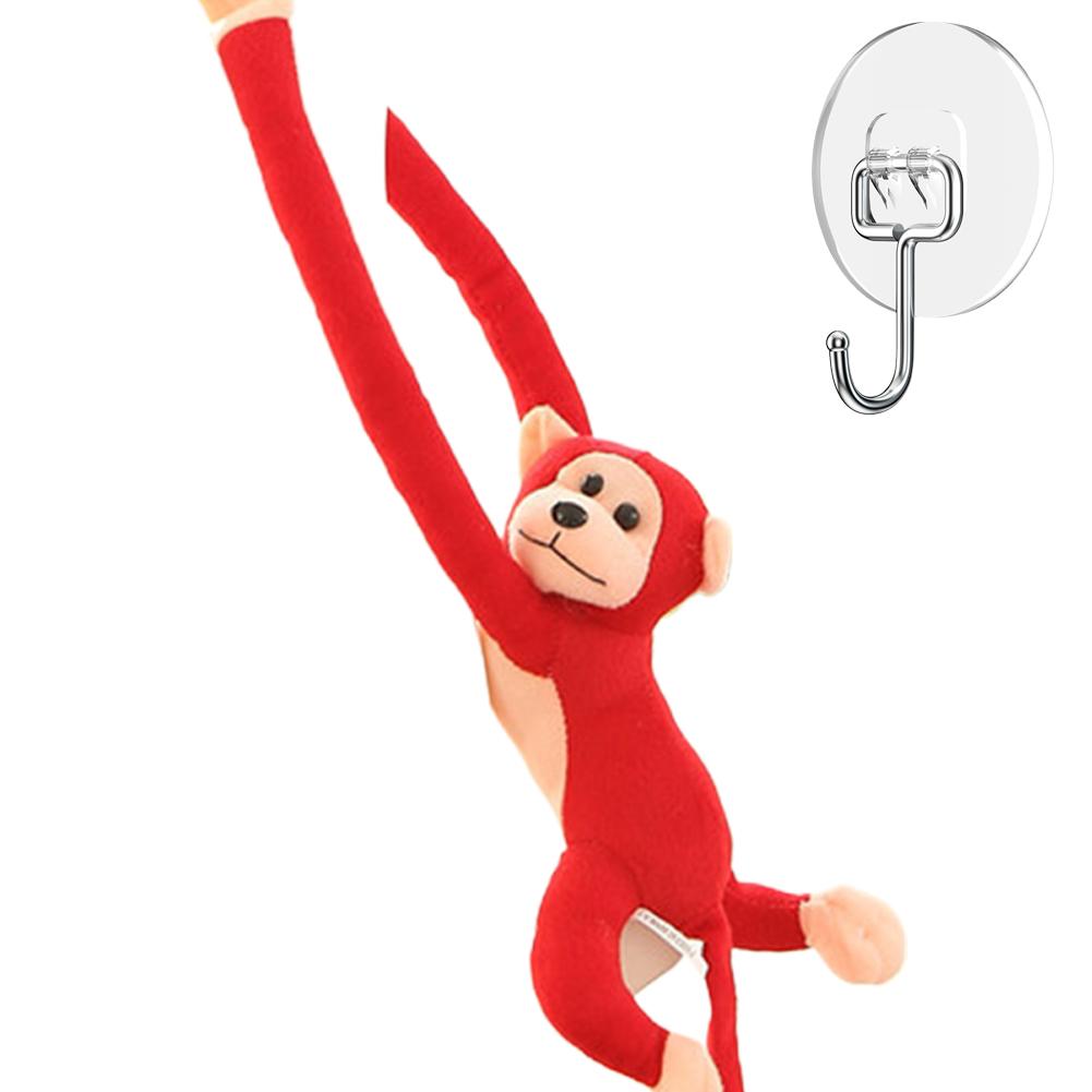 Красочная плюшевая обезьяна, установленная на транспортном средстве, быстрая обезьяна, кукольная машина, гиббон, креативность, Re G9X3