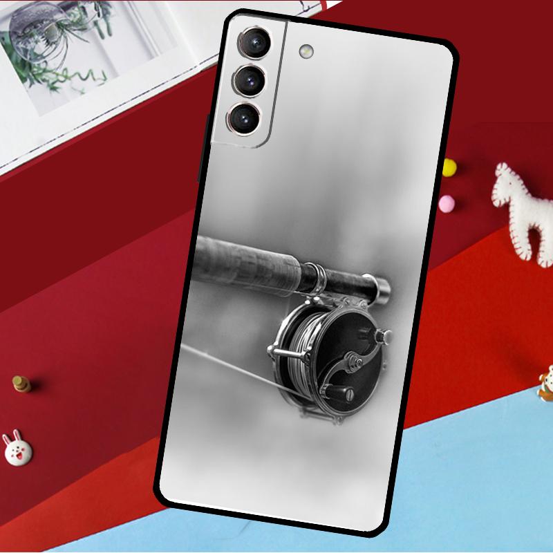 Fishing Rod Funda For Samsung Galaxy S26 S25 S24 S22 S23 Ultra Plus S20 S21 FE S9 S10 S25 FE Phone Case