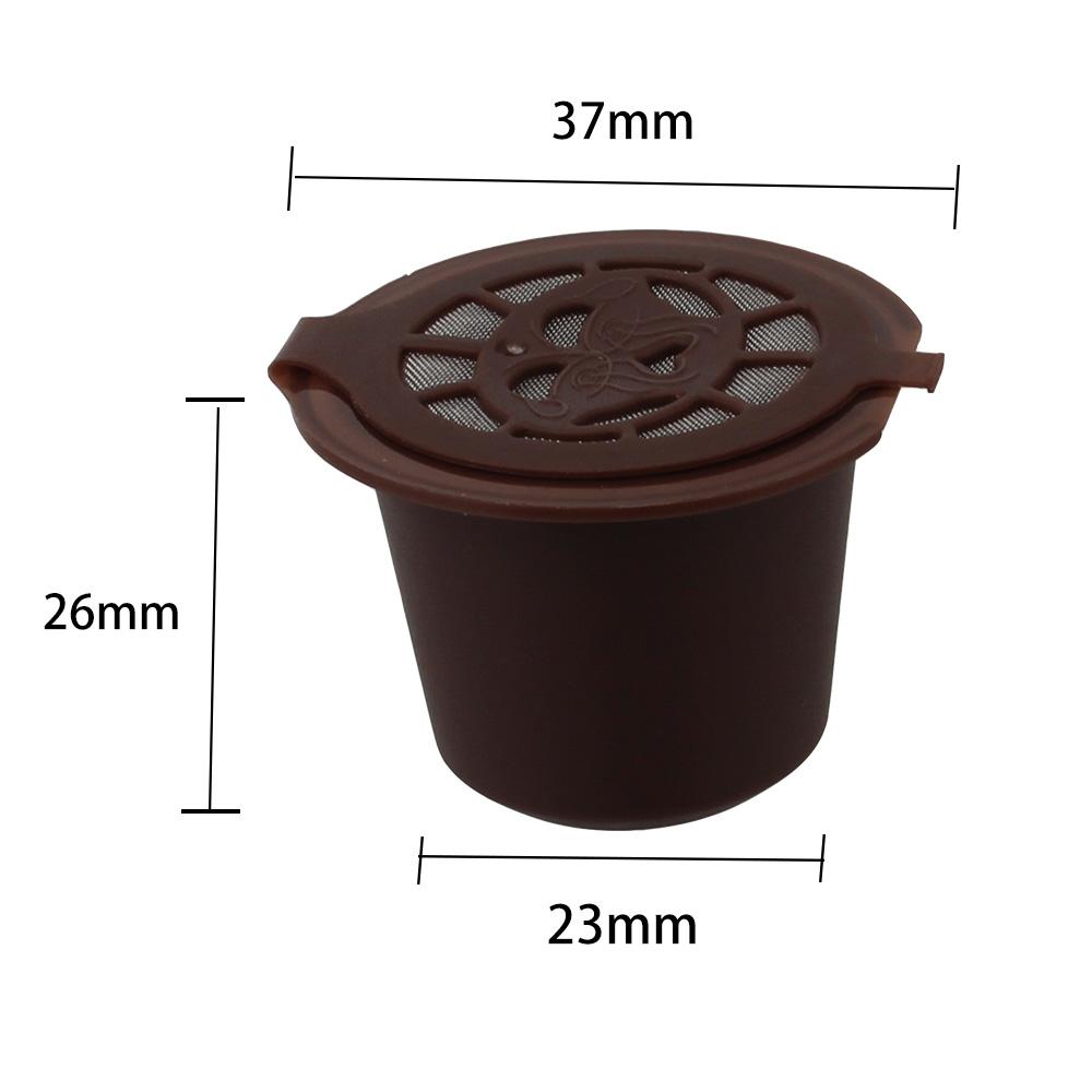 Кофейные капсулы, чашка с ложкой-щеткой для кофе-фильтра Nespresso, кофейная посуда многоразового использования