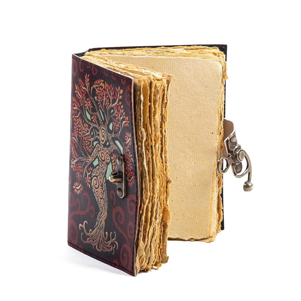 Винтажные подарки из кожаного журнала гримуар