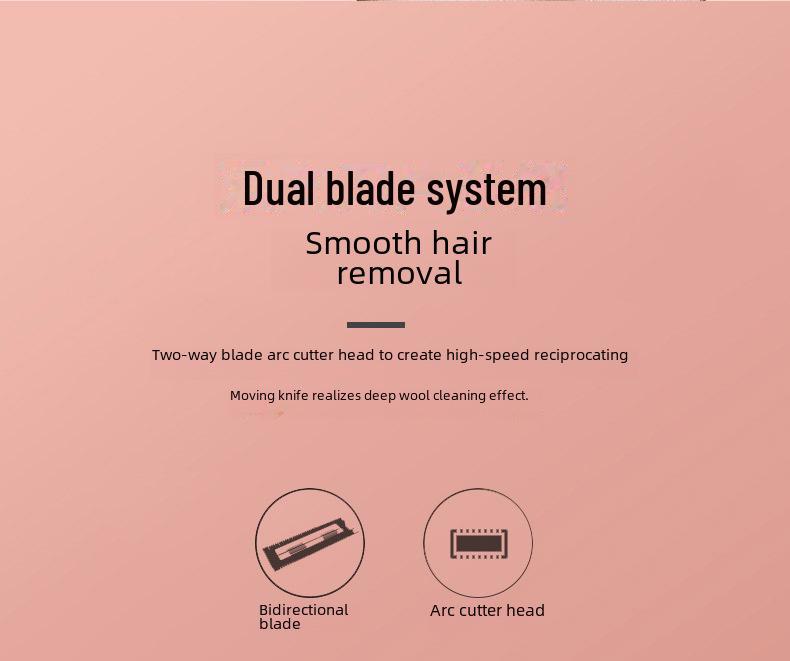 Женский электрический водосмываемый эпилятор и бритва, универсальное устройство 2 в 1 для домашнего использования