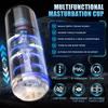 Automatic Male Masturbators Cup Thrusting Rotating Vibration Hands Free Pocket Pussy Stroker 3D Realistic Sleeve Adult Sex Toys