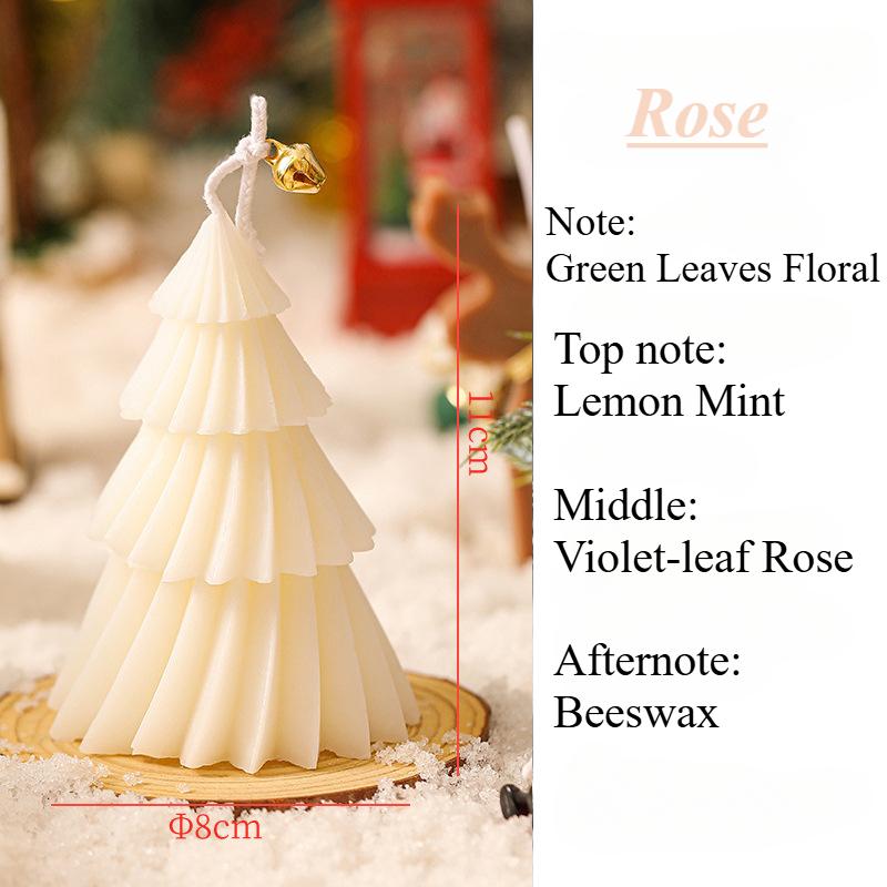 8X11 см Рождественская елка Ароматерапевтические свечи Подарки Соевый воск Настольные украшения Украшения для дома Творческие сувениры Форма циклона