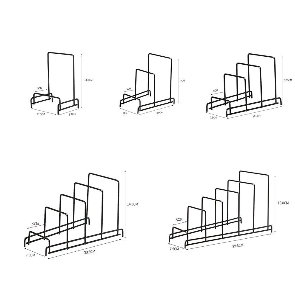 Многоуровневая кухонная полка-органайзер, стойка для хранения крышек для кастрюль, нержавеющая доска для разделки