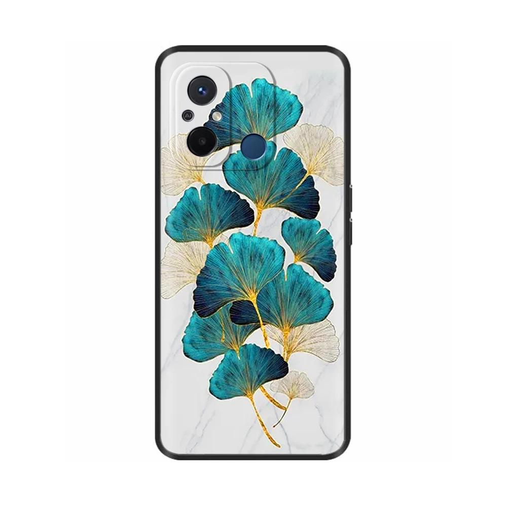 Для Xiaomi Redmi 12C Чехол Redmi 13C Цветок Силиконовый Couqe Чехол для Телефона Для Redmi 12C Чехлы-Обложки Для Redmi13C 12 C Чехол Fundas