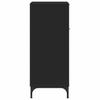 Bathroom Cabinet with Drawers Black 39.5 x 36 x 88 cm