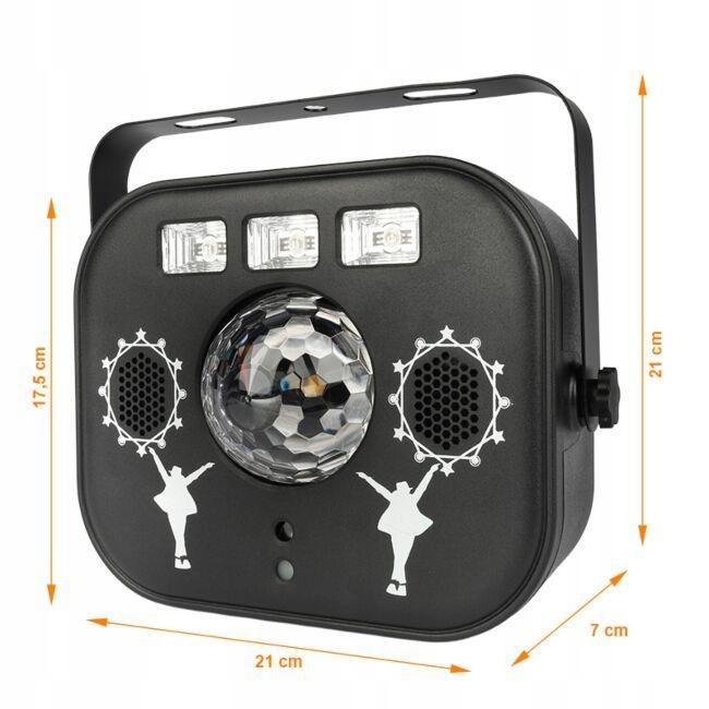 LIGHT4ME MULTIBOX multi-effect LED disco ball laser