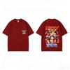 New Arrival One Piece Luffy Print Loosefit Shortsleeve Cotton Tshirt Summer Trendy Pure Cotton Casual Stylish