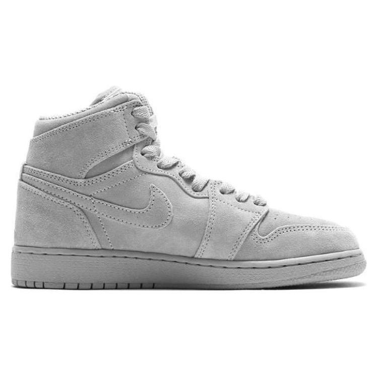 Jordan 1 Ретро Высокие Серые Замшевые BG 705300-031