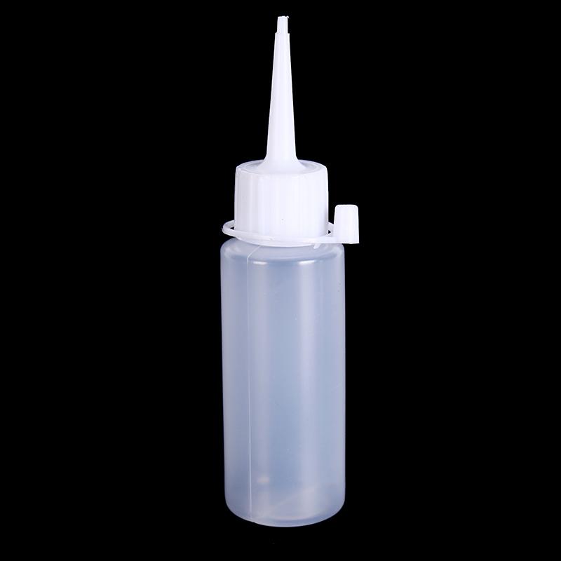60Ml Plastic Clear Squeeze Bottle With Tip Cap For Crafts Art Glue Refillable