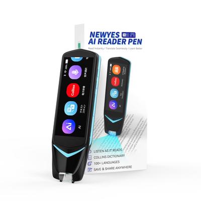 NEWYES Сканер-ручка-переводчик AI с функциями чата AI, электронным словарем AI, сканированием задач AI, голосовым переводом, переводом фотографий, 112 языков