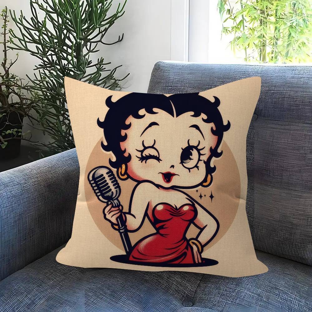 Pillow Anime Pillow Sofa Bed Head Pillow Cover Cushion Cover Fashion ANIME cute BBetty Boop
