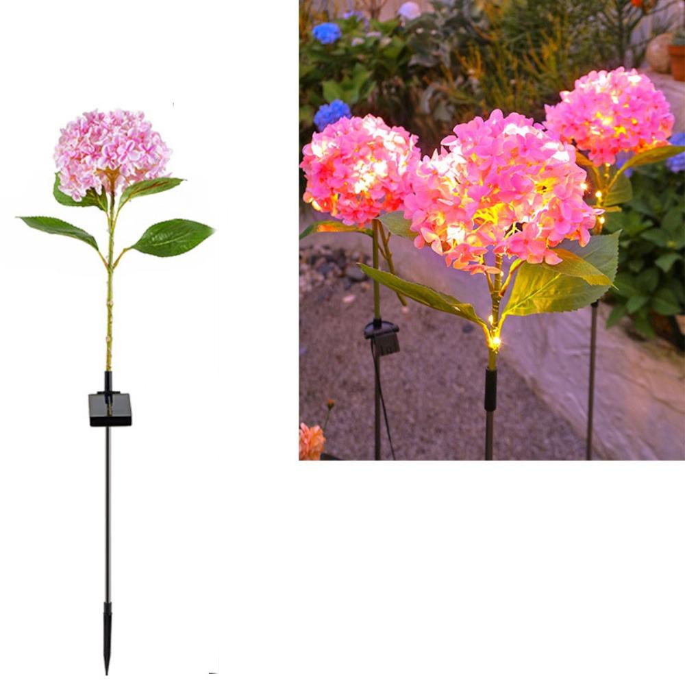 Водонепроницаемый шар-цветок солнечный напольный светильник теплый свет светодиодные солнечные имитирующие цветы огни 1 головка имитация ландшафта газонный светильник