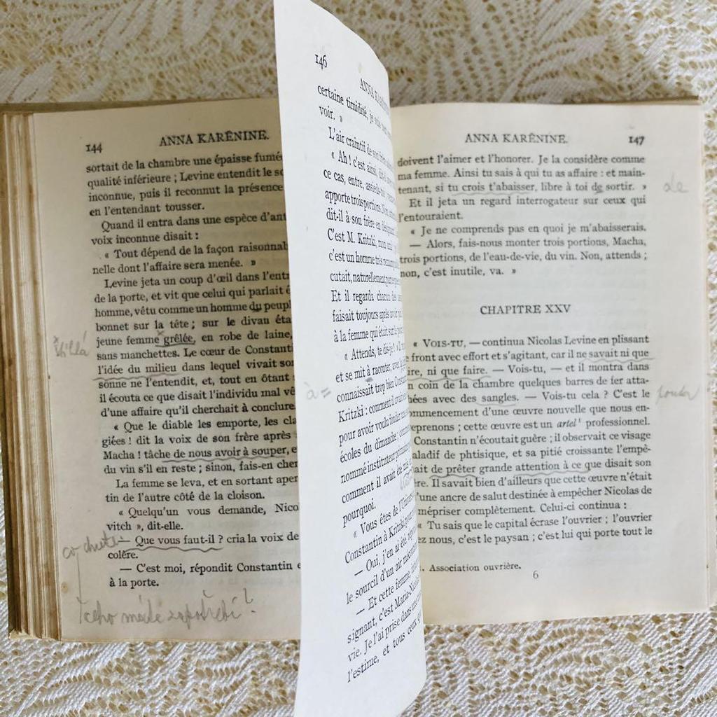 [Б/У] Иностранные книги, старые книги, «Анна Каренина, Том 1», Толстой, Нельсон, красивый переплет