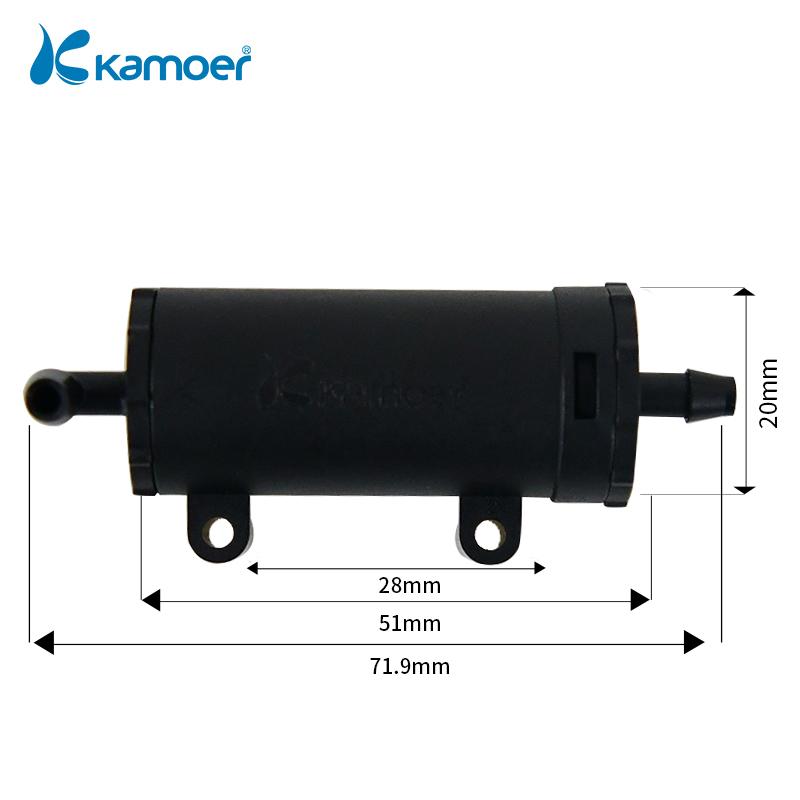Kamoer 6-11L/min KVP8 Plus Mini Diaphragm Pump 12V 24V DC Motor Vacuum Pump Negative Pressure 0.07Mpa Suction Pump for Gas