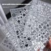 3D Мультяшный Рельеф Граффити Наклейка для Ногтей Маленький Узор Декоративная Наклейка Наклейки для Нейл-арта Инструмент для Маникюра Шармы для Маникюра Декаль