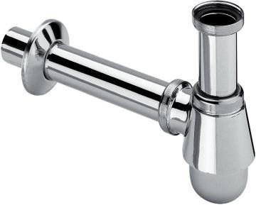 Bottle bidet siphon 5/4"x5/4"x200 brass / chrome