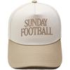 SUNDAY FOOTBALL embroidery color matching truck driver hat men's and women's casual sunshade baseball cap tide