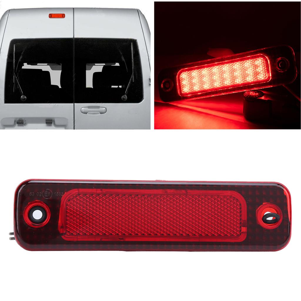 LED High Mount 3rd Brake Light Tail Lamp 5128002 Replacement for Ford Transit MK7 2006‑2014Red Lens