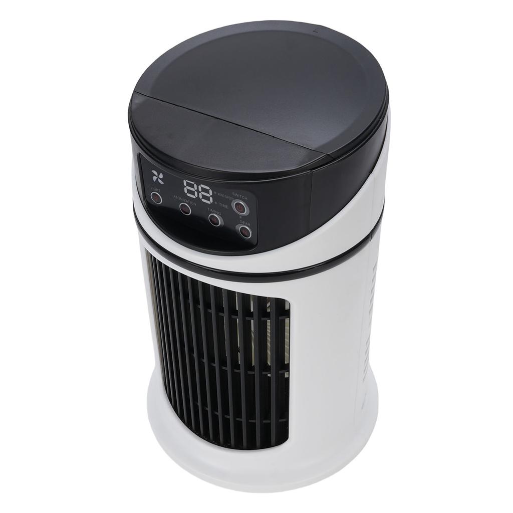 Портативный вентилятор-кондиционер 4 в 1, 6 скоростей ветра, резервуар для воды большой вместимости 300 мл, воздух