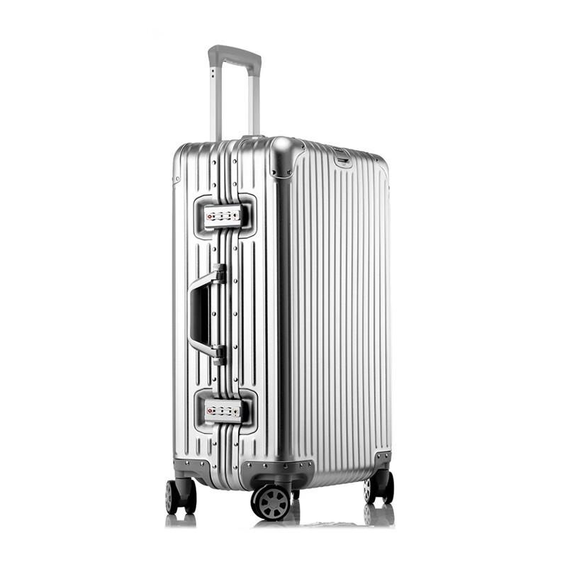 DREAMGIFT Aluminum-Magnesium Alloy Hardshell Carry-on Suitcase
