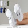 Men's Breathable Sports Socks Thick Towel Bottom Shock-absorbing Ankle Socks Mesh Sweat-wicking Basketball Socks