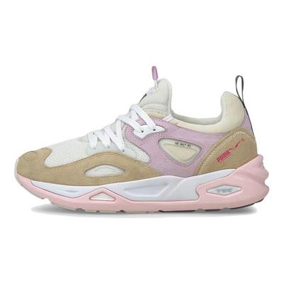 Trc Blaze Ткань Кожа Спортивные Повседневные Низкие Кроссовки Унисекс Коричневый Белый Розовый 383104-03