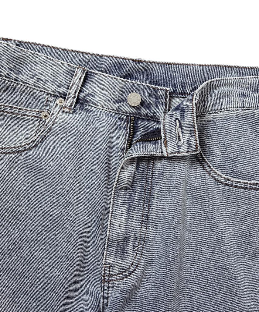 THISISNEVERTHAT Washed Denim Short Washed Blue