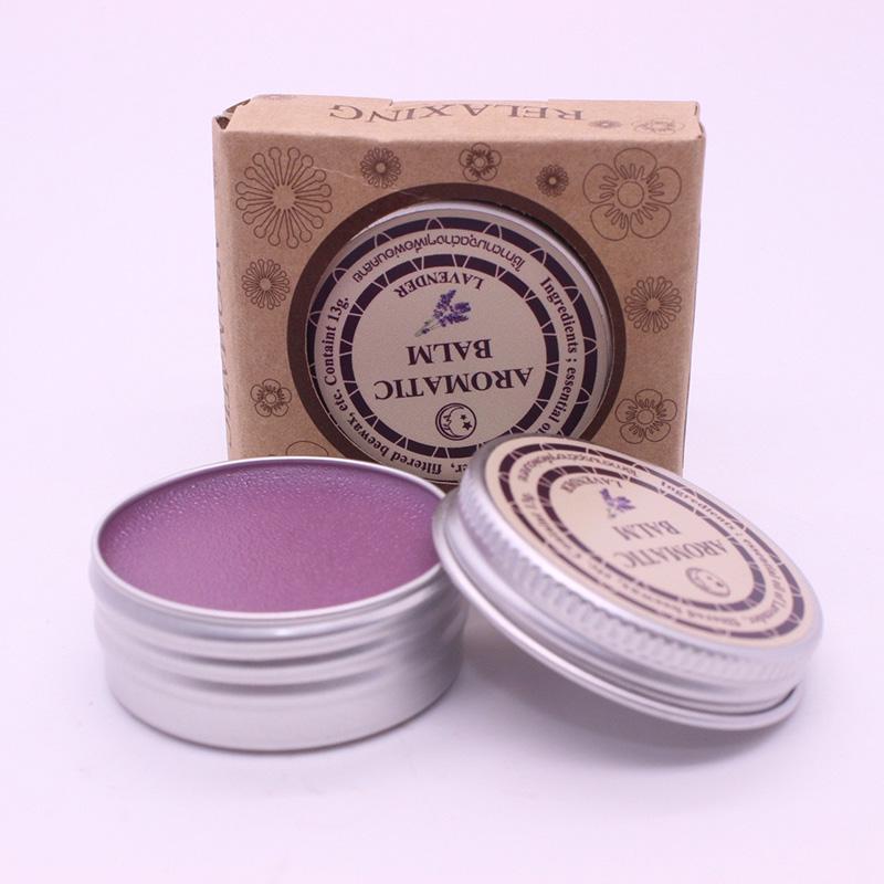 Lavender Aromatic Balm Help Sleep Soothing Cream Essential Oil Insomnia Care Lavender Hydration Soothing for Insomnia Care 11g