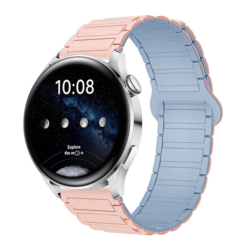 18mm 20mm 22mm Magnetic Band for Samsung Galaxy Watch 7 6 5 4 40mm 44mm 5Pro 6Classic Silicone Strap for Huawei Watch GT5 GT5 Pro 46mm Xiaomi