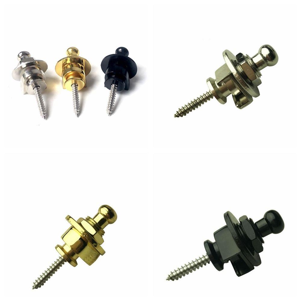 Round Head Skidproof Round Head Straplocks Guitar Tail Nail Guitar Strap Button  Guitar Accessories