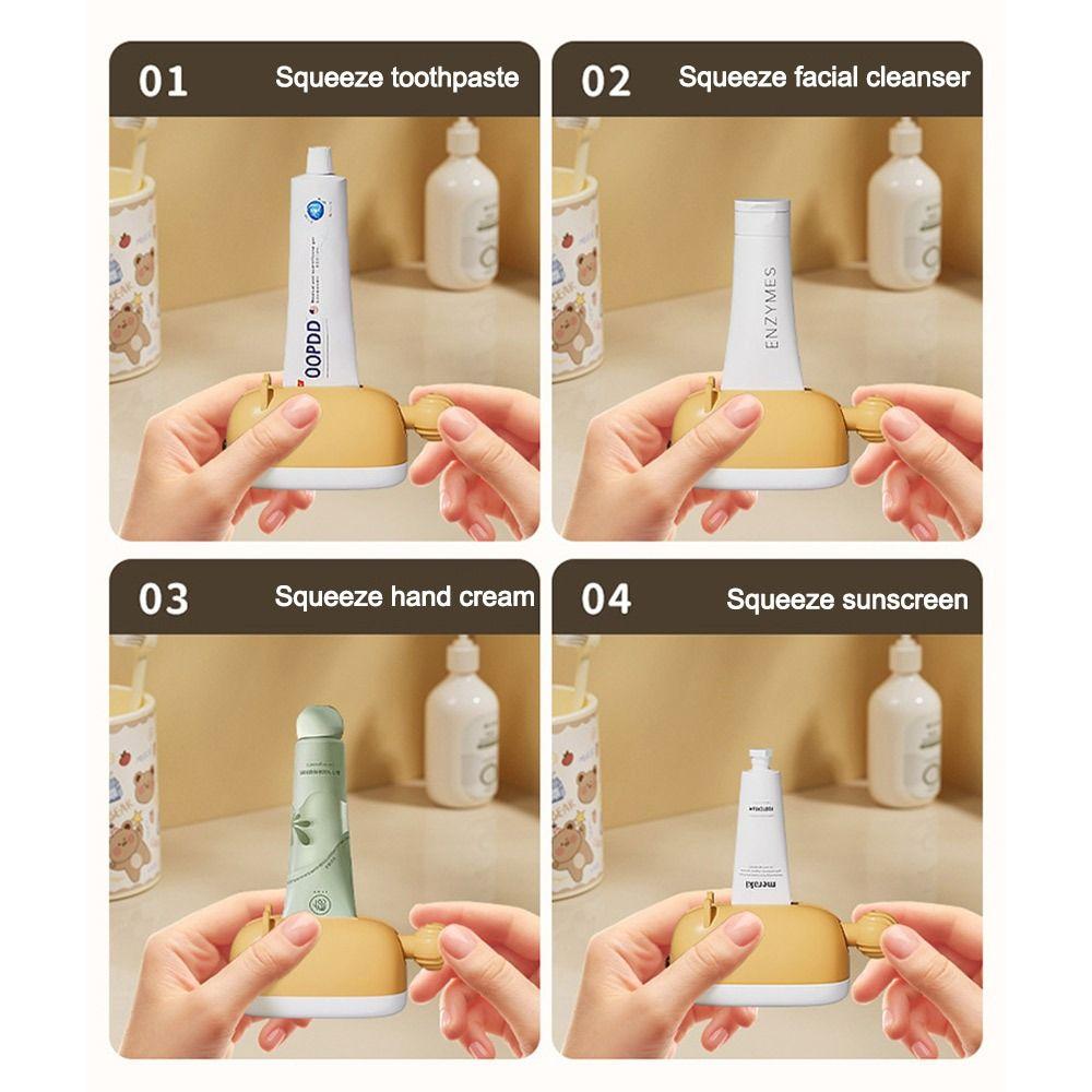 Выдавливатель зубной пасты Rolling Hamster Портативная стойка для хранения зубной пасты Диспенсер для зубной пасты