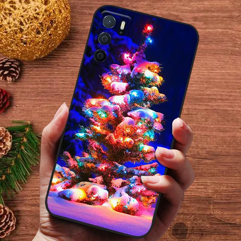 Рождественская расписная обложка для Oppo A16s A16 A15 S A54s A17 Reno 4Z 5G Reno5 Lite Reno8 Lite 7Lite Чехол Силиконовая мягкая обложка для телефона