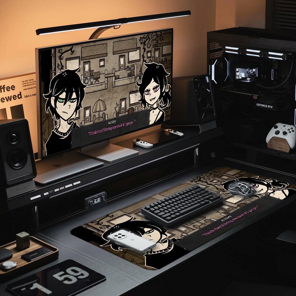 The Coffin Of Andy And Leyley Mouse Pad Rubber Thicken Overlock Gaming Table Mat Office Computer Keyboard Pad PC Mousepad
