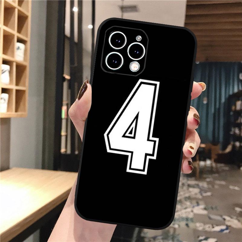 Чехол для телефона для iphone 16 15 14 Pro Max 16 15 14 13 12 Pro 15 14 Plus Номер Футбольный Бейсбольный Спортивный Чехол Funda