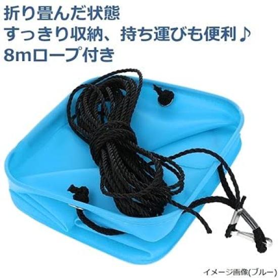 TAKAMIYA SmileShip EVA Двустороннее ведро для воды с грузом, 21 см, Оранжевое