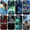 World Jurassic Park Phone Case For Apple iPhone 14 13 12 Mini 11 Pro Max 7 8 XR X XS 7 8 Plus SE 2020 2022 Black Cover